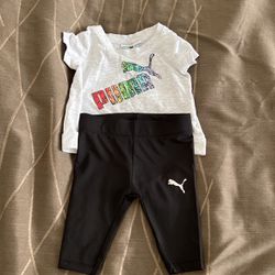 Puma Baby Girl Clothes Set 