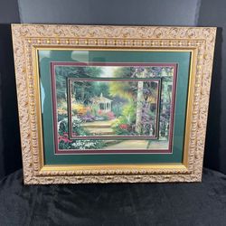 Emerald Garden by Egidio Antonaccio - Custom Framed Art
