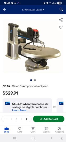 Delta Speed Scroll Saw 