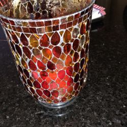 Glass  Candle Holder