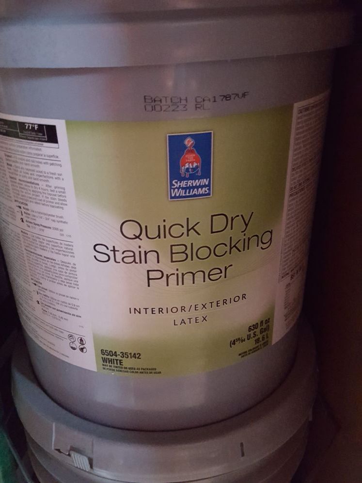 Sherwin Williams Quick Dry Stain Blocking Primer