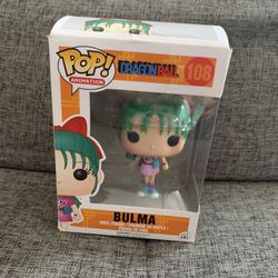 Dragonball Z Bulma Pop Vinyl Figure Funko 108 Dragon Ball