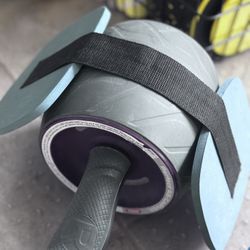 💪🏼🦵🏼Perfect Fitness Ab Carver Roller Wheel With Built In Spring Resistance, At Home Core Workout Equipment
