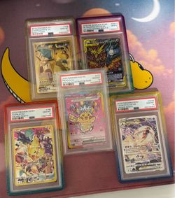 Pokemon PSA10 Slabs (Pikachu, Dragonite, Moltres, Zapdos, Articuno, Deoxys)