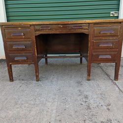 Vintage Solid Wood Desk 