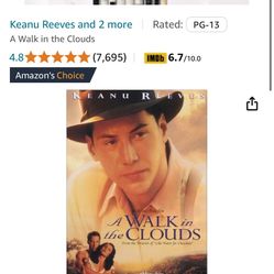 A walk in the clouds DVD 