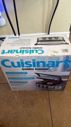 New Cuisinart griddler gourmet in box