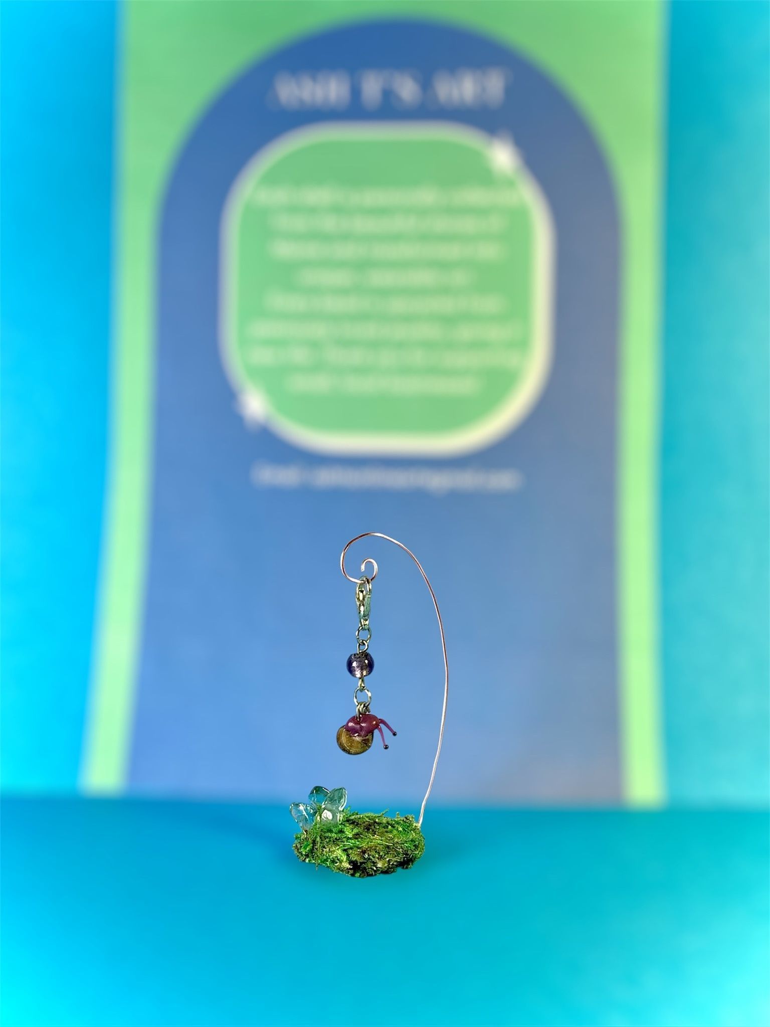 Wine Purple Snail Charm