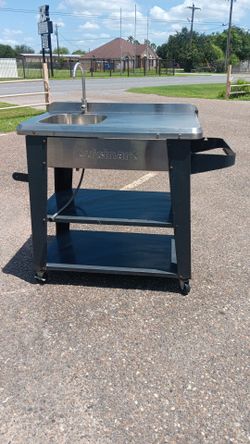 Cuisinart outdoor stainless steel prep table