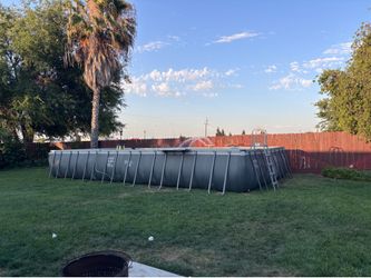Intex above ground pool