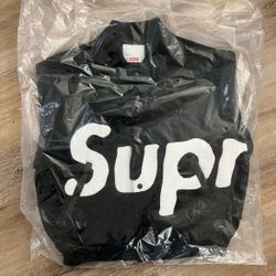 Supreme Black Varsity Jacket