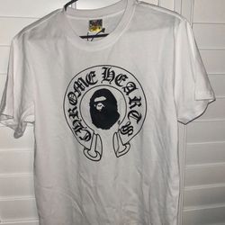 BAPE CHROME HEARTS TEE