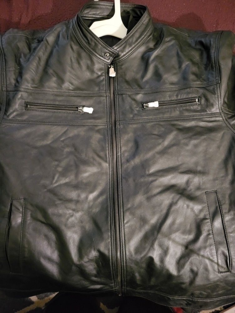 Men's XL Leather Jacket (New)