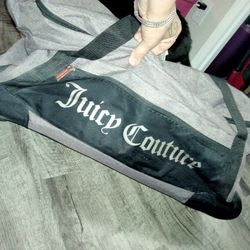 Like New Juicy Couture Large Rolling Duffle Bag 