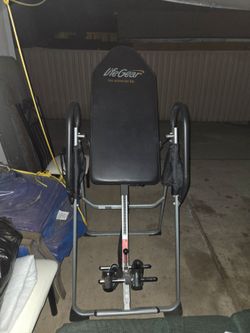 Life Gear Inversion Table with memory foam)