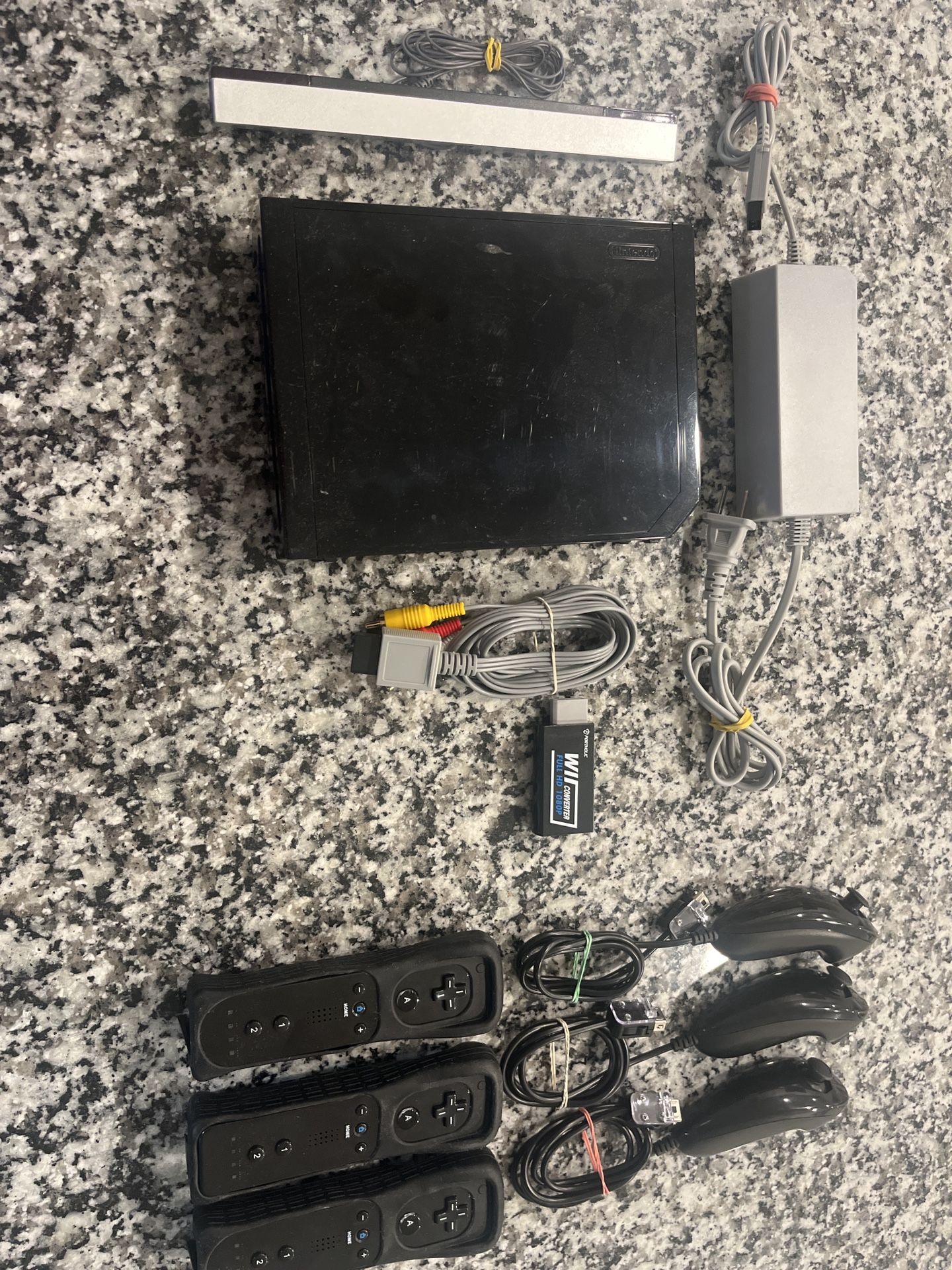Wii System With 3 Controllers