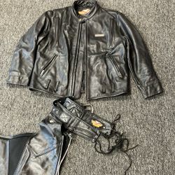 Harley Davidson Jacket And Chaps