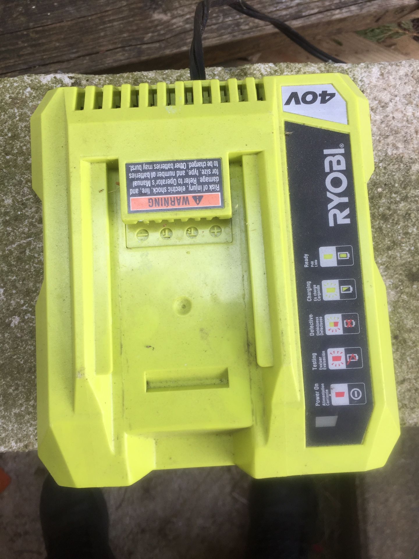 Ryobi charger