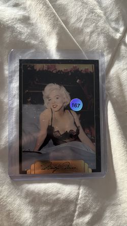 Marilyn Monroe trading trivia card