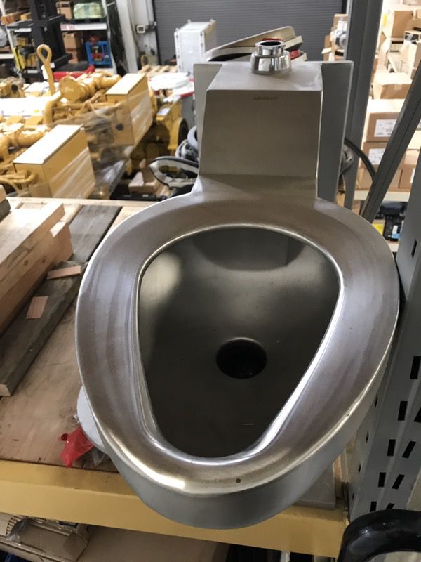 Metcraft stainless steel toilet