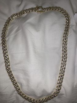 Cuban link chain gold platted sterling silver will barter for tattoo realism