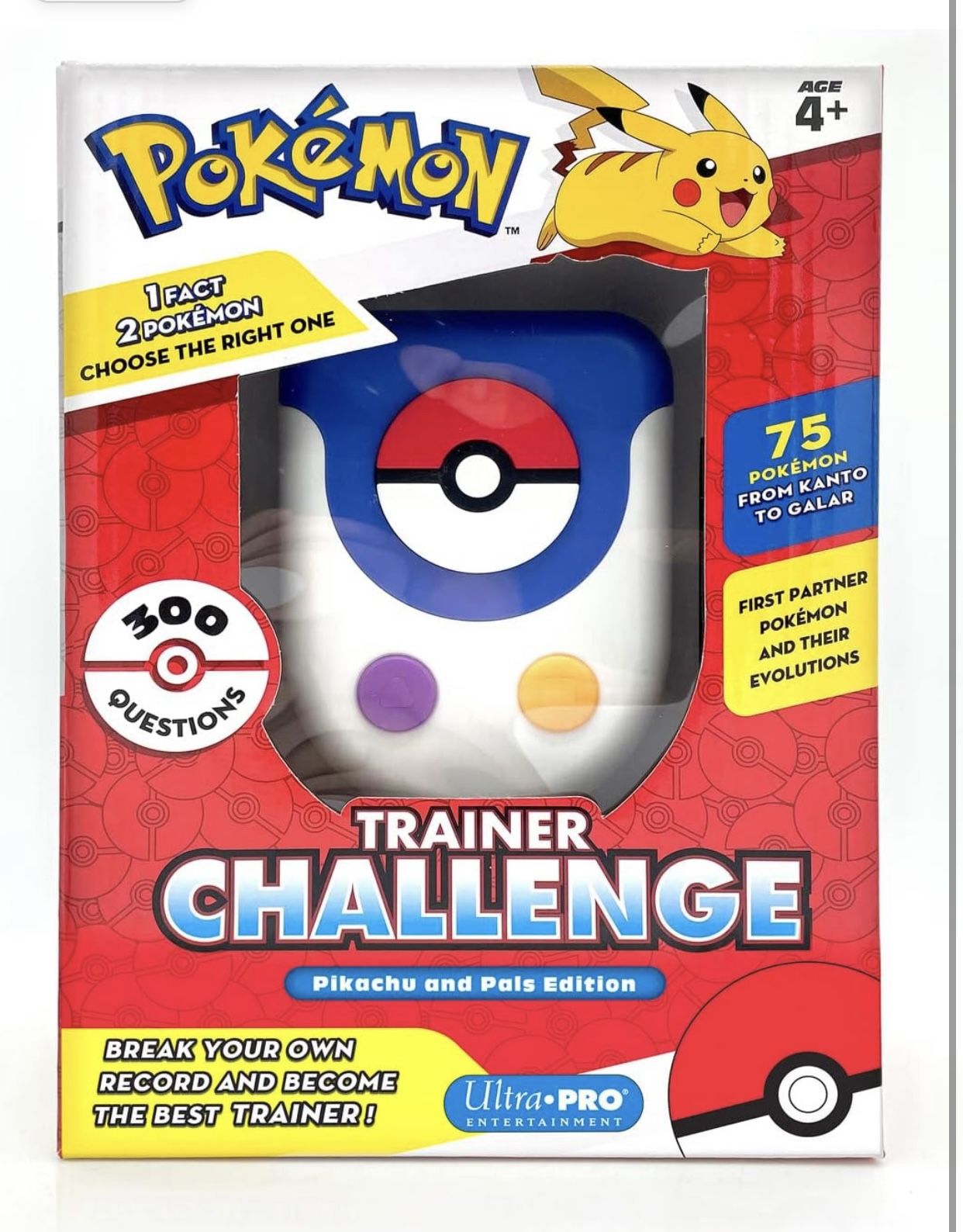 Pokemon Trainer Challenge Edition Toy I Will Guess It! Electronic Voice Recognition Guessing Brain Games Pokemon Games Go Digital Travel Board Games P