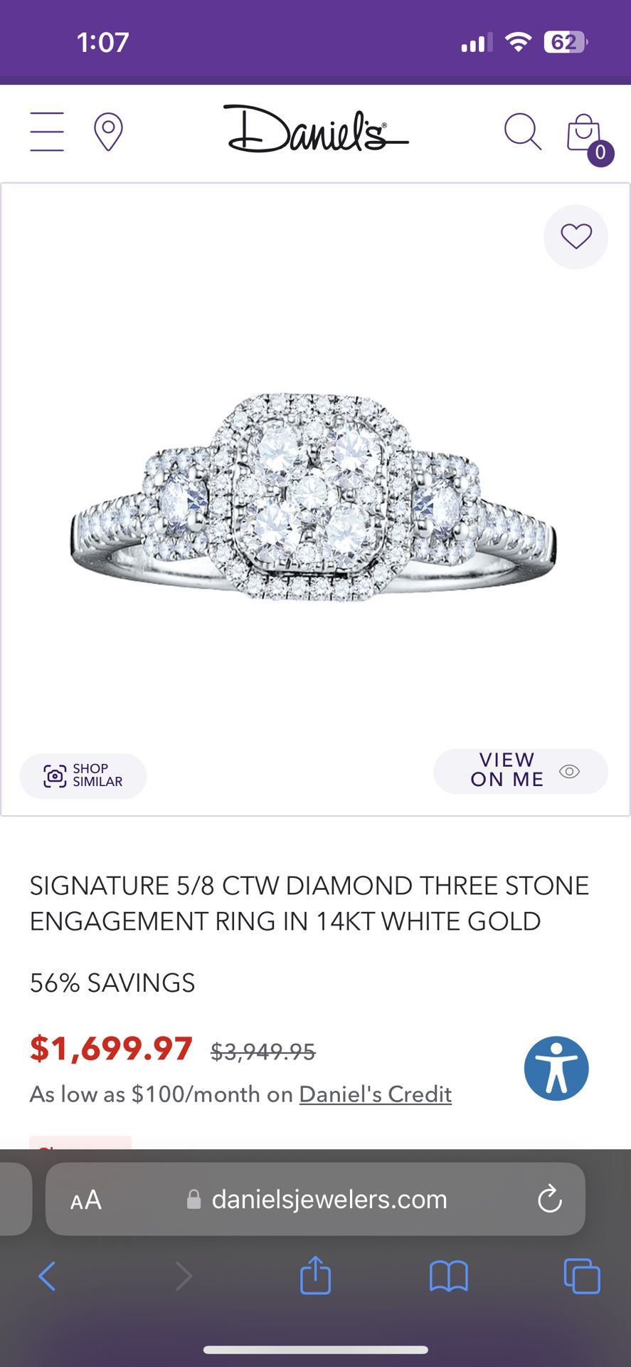 Daniels Signature Engagement Ring