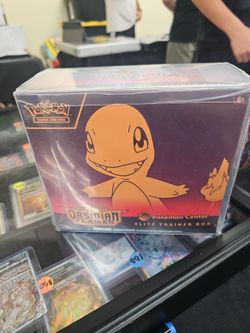 Pokemon center obsidian flames etb elite trainer box