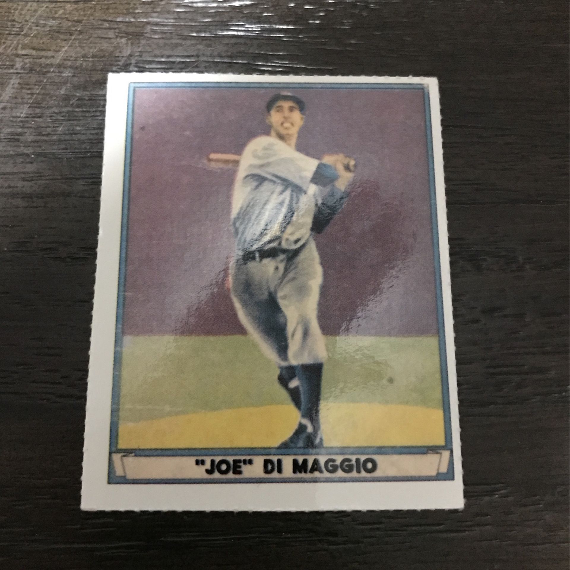 Baseball Card Joe Do Maggio