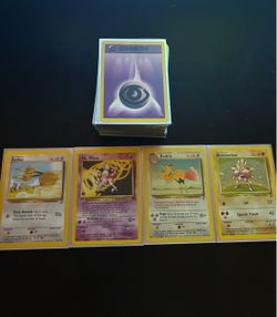 Original 1999 Pokemon trading card game hitmonchan haymaker deck