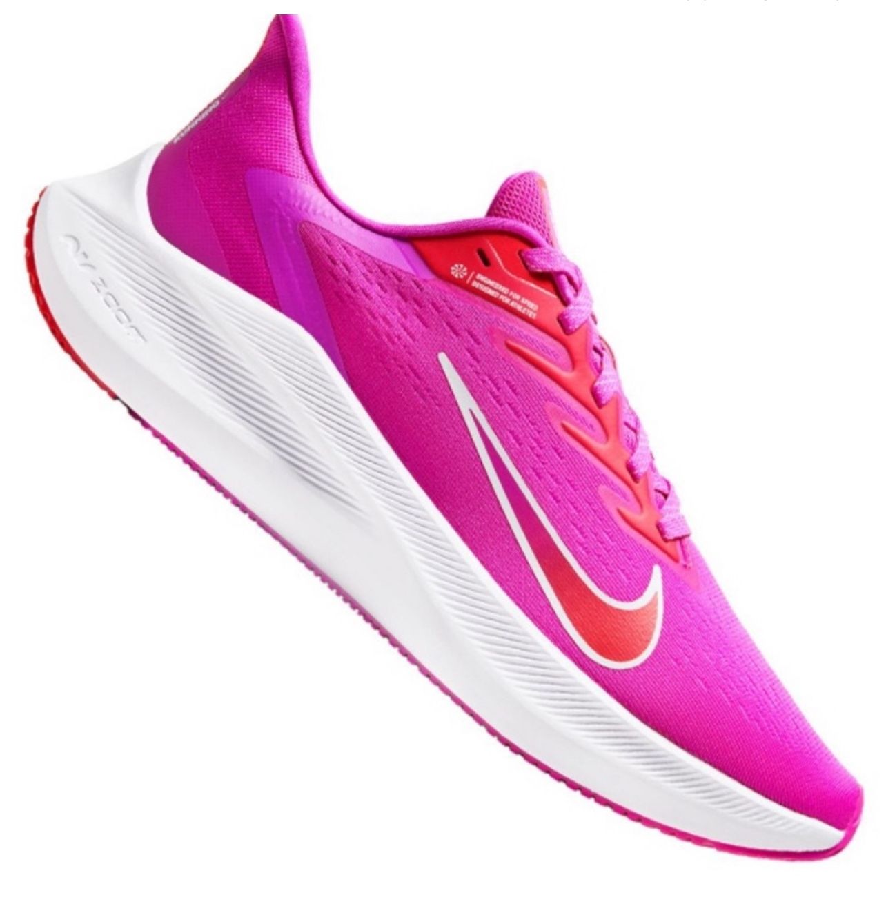 Nike Air Zoom Winflo 7 - Hot Pink - Size 10.5