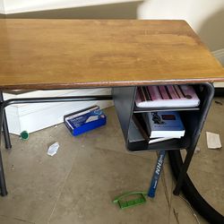 Two Old School kids Desk 