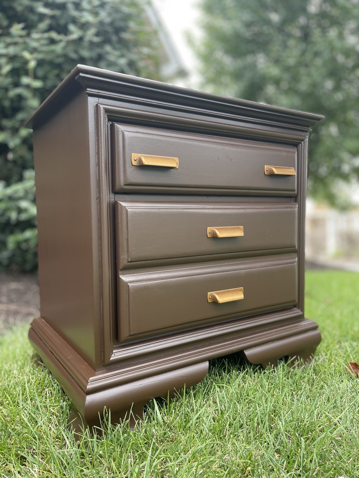 Wood Nightstand