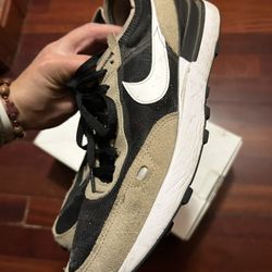 Nike Waffle One Black Khaki