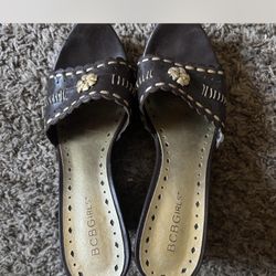y2k boho fairycore wedge heels bcbg