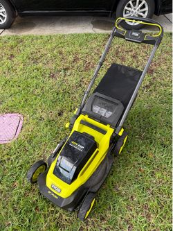 Ryobi 40V hp high performance advanced technology lawn mower