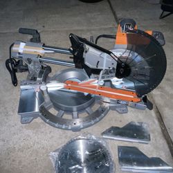 12 IN. DUAL BEVEL SLIDING COMPOUND MITER SAW RIDGID