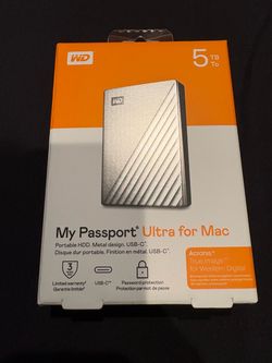 WD Black 5TB My Passport Ultra for Mac. Silver. Shoot me offer!!