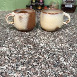 Franklahoma Pottery Mugs