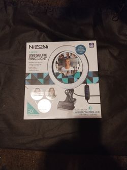 Nizoni Three Mode USB Selfie Ring Light