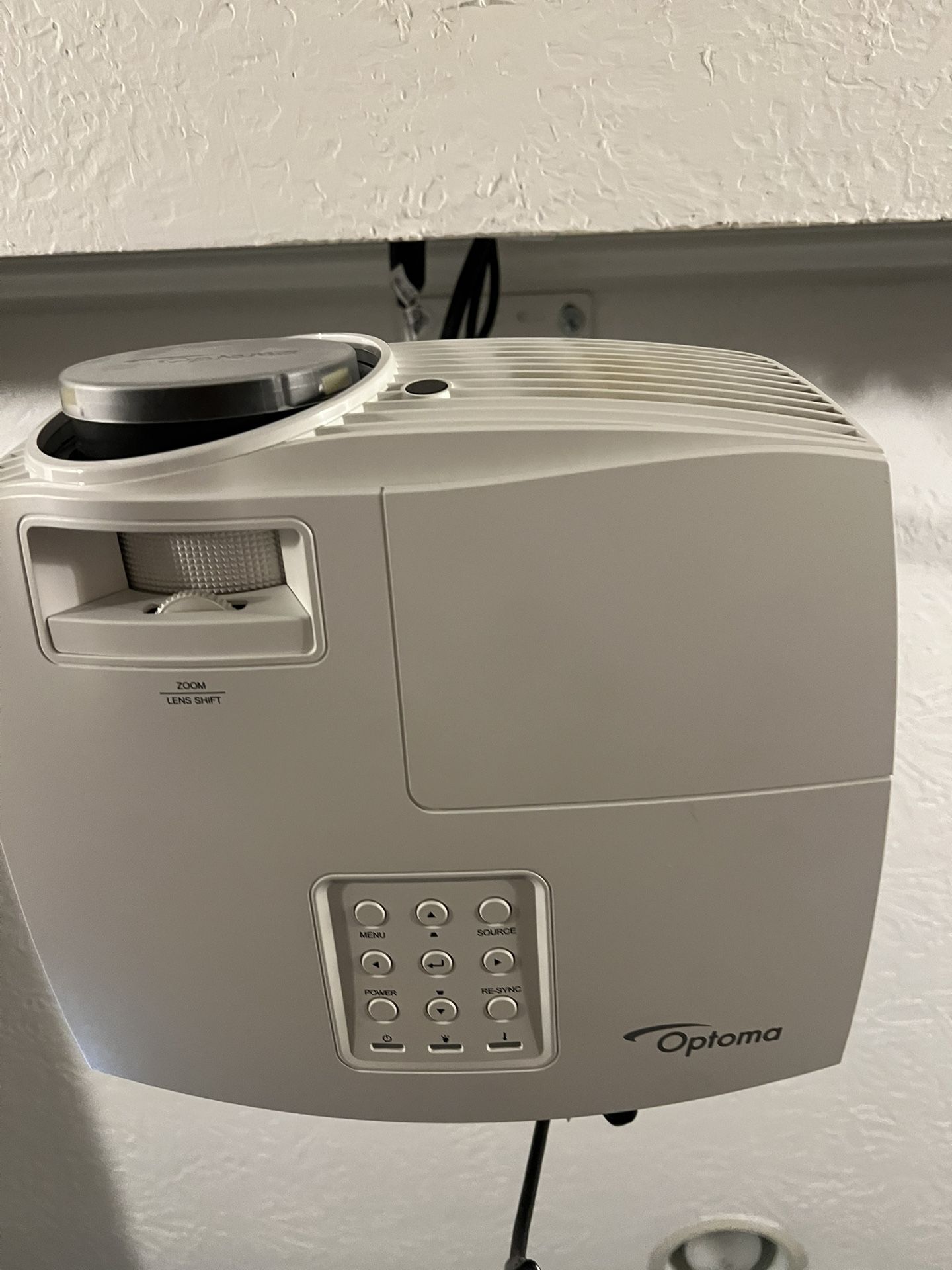 Optoma HD Projector And 120 Inch Screen
