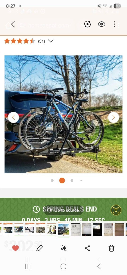 Two Bike Rack
