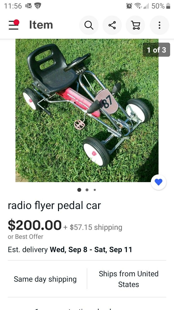 Radio Flyer #87 Pedal Car for Sale in Tacoma, WA - OfferUp