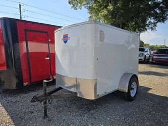 5 x 8 single axle enclosed trailer