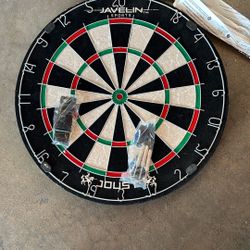 Javelin Sports Darts Board With Darts