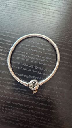 Silver Snake Chain Charm Bracelet
