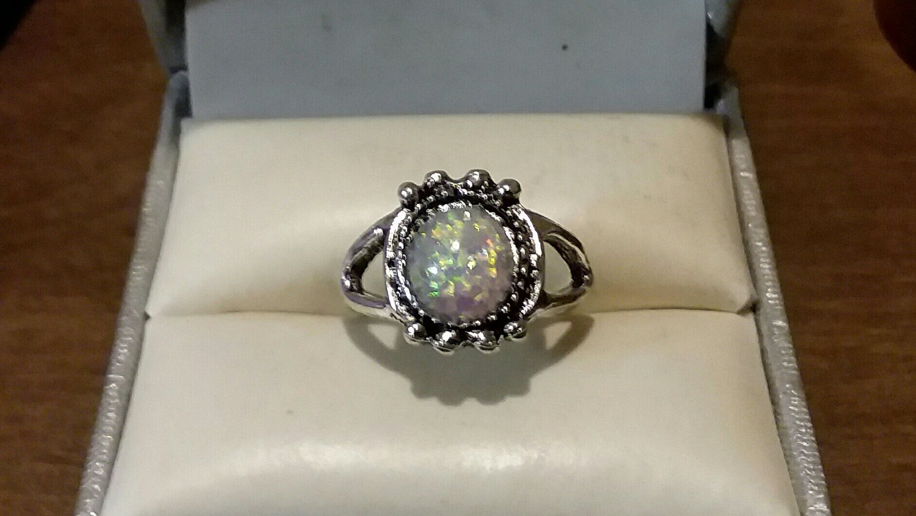 Brand New Fashion Opal Celtic Ring.