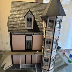 Vintage Victorian Dollhouse 4 Feet Tall