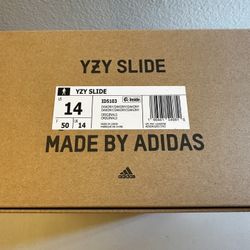 adidas Yeezy Slide Dark Onyx Size 14 Men’s 