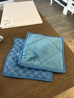 NEW Norwex Scrubby Dish Clothes (2) Blue